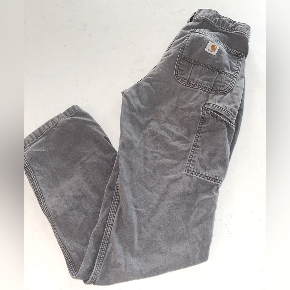 Carhartt 31x34 Relaxed Fit Gray Pants